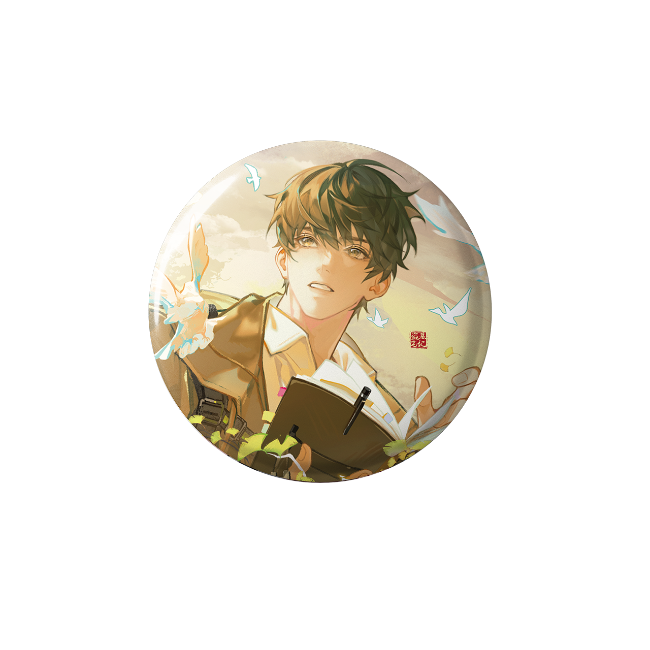 (Goods - Badge) The Lost Tomb (Daomu Biji) Wu Xie Birthday Series 2026 Zhi Jian Pian Yu Button Badge