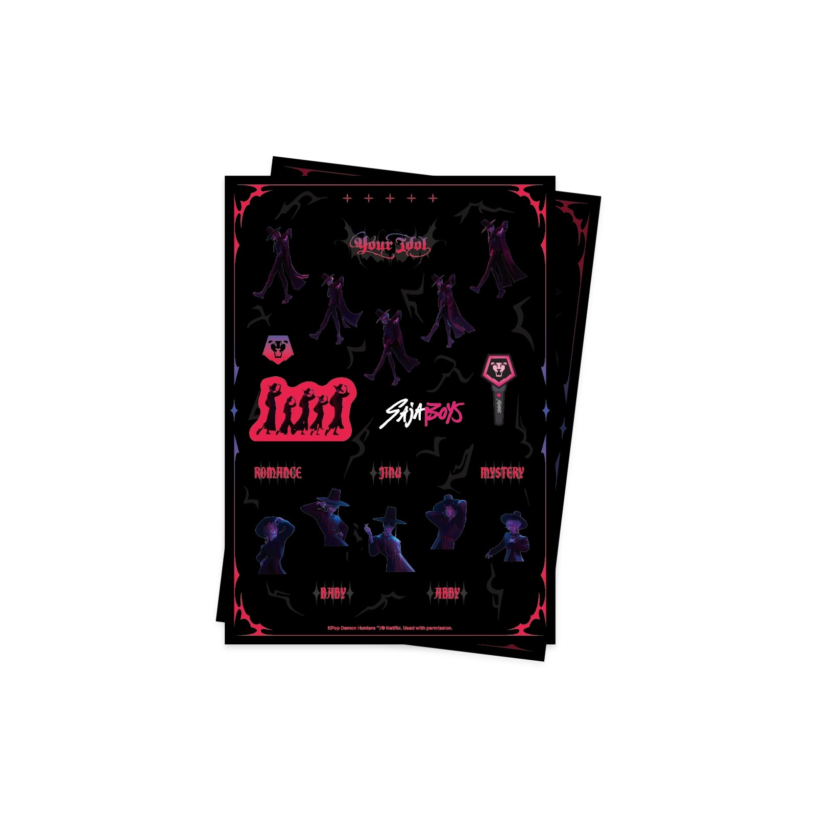 (Goods - Sticker) KPop Demon Hunters Deco Sticker - Your Idol