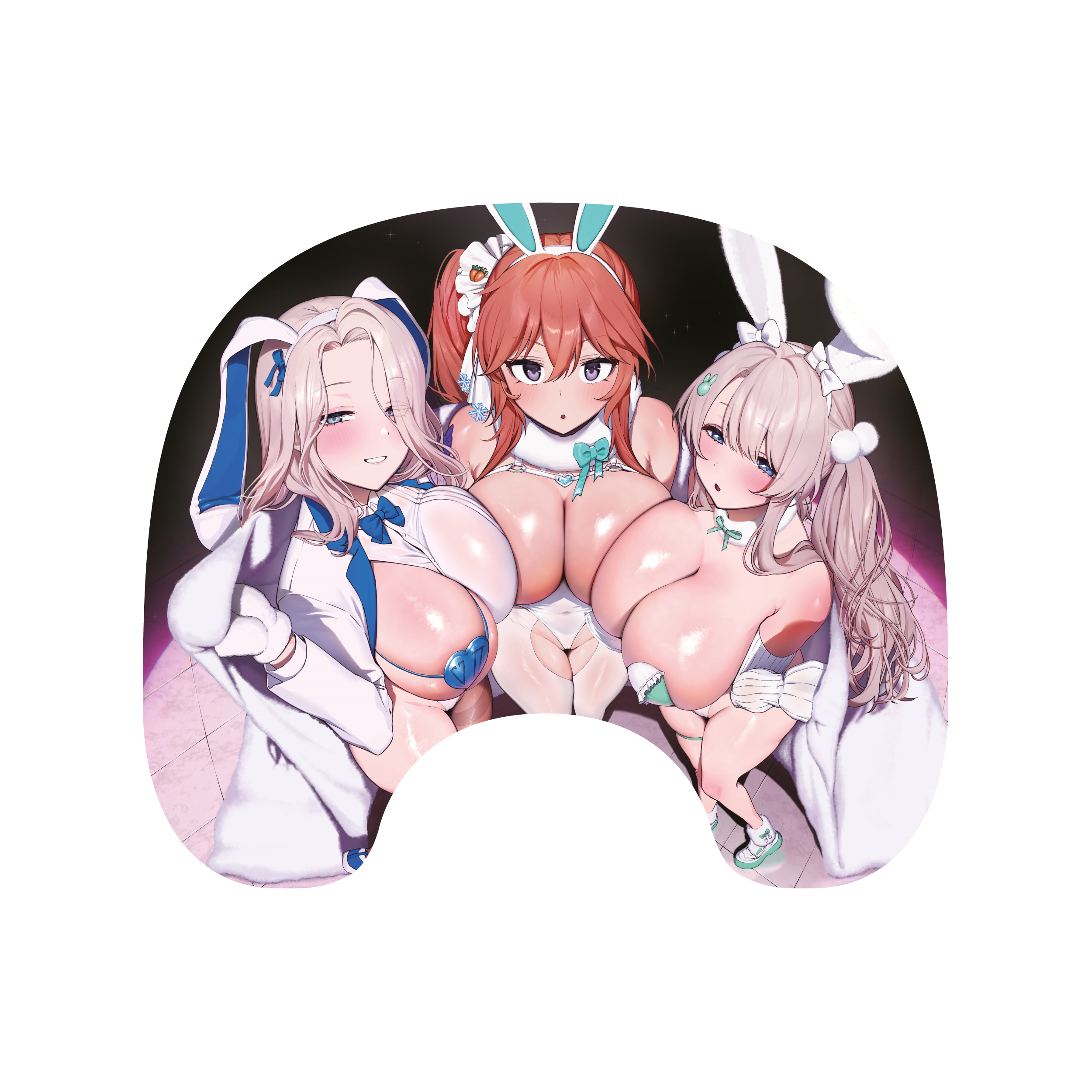 (Goods - Cushion) BROWNDUST2 Sweet Bunnies Cushion