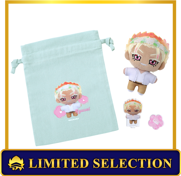 (Goods - Set) Blue Lock Season 2 Nui Pal animate Limited Selection Set (w/Drawstring Pouch, Acrylic Stand) / Ryusei Shido