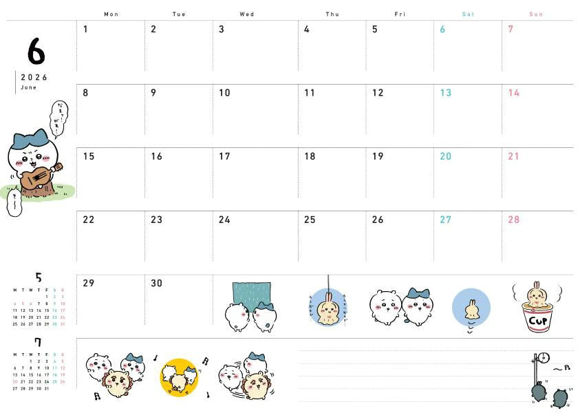 (Book - Other) Chiikawa 2026 Diary & Schedule