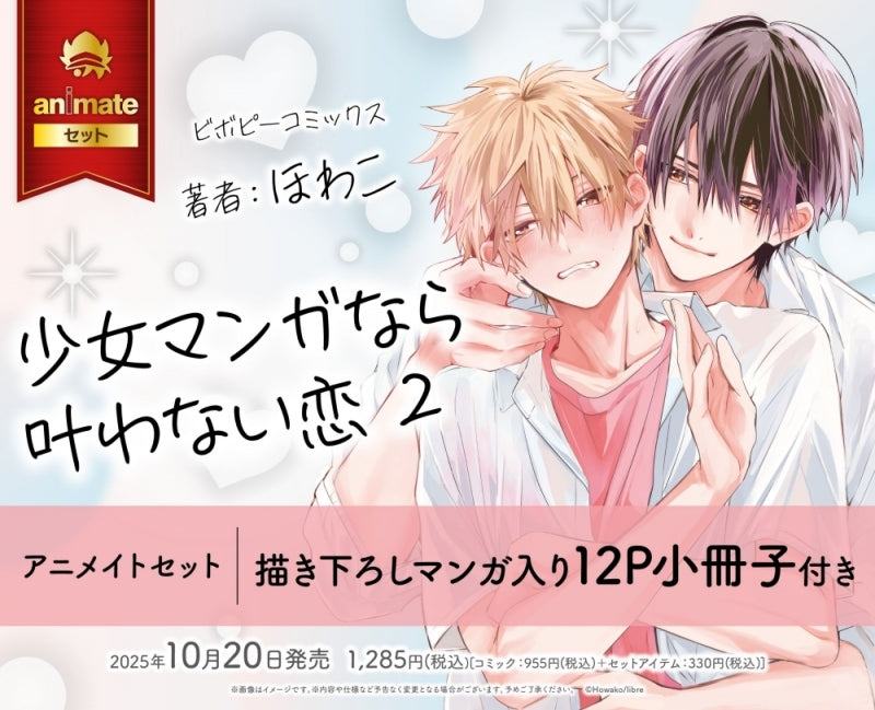 (Book - Comic) This Love Wouldn't Happen In A Shojo Manga (Shoujo Manga nara Kanawanai Koi) Vol.2 {Bonus: Manga Paper}