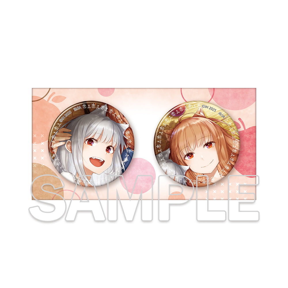 Goods - Badge) Spice and Wolf Two Tin Badge Set