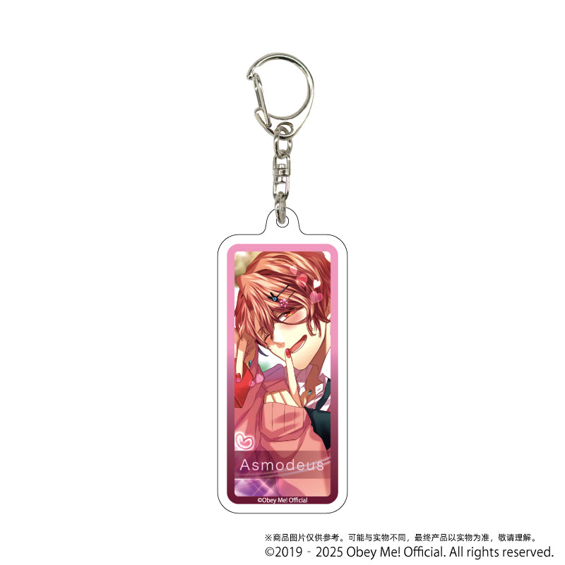 (1BOX=7)(Goods - Key Chain) Acrylic Key Chain Obey Me! 04 (7 Types Total)