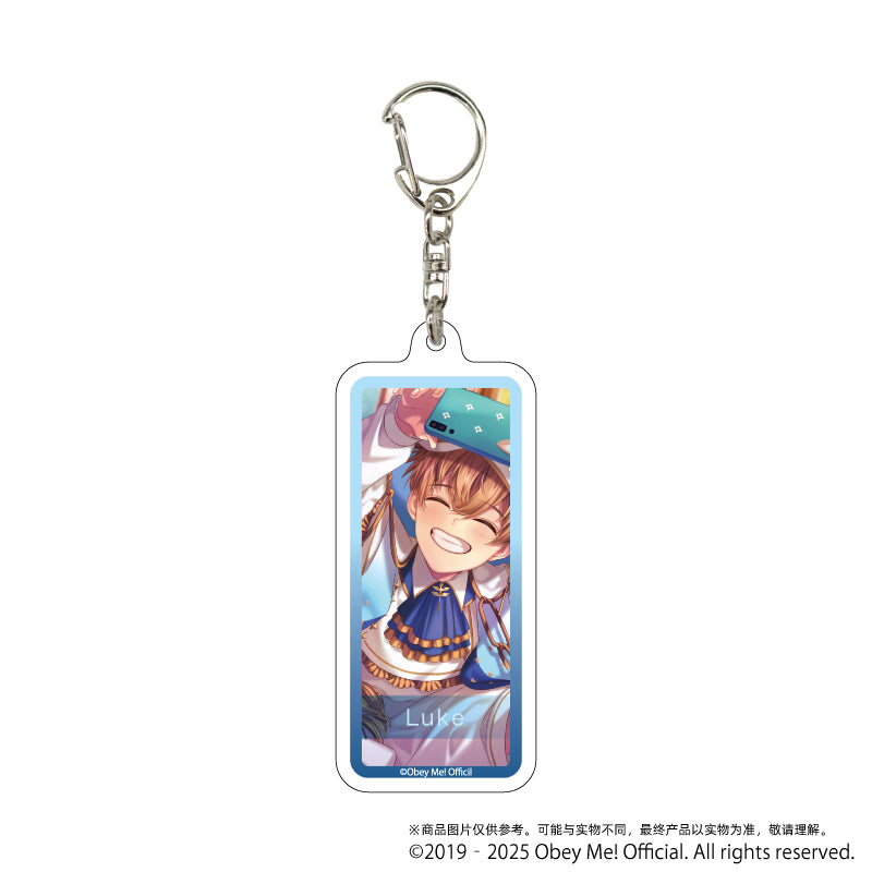 (1BOX=5)(Goods - Key Chain) Acrylic Key Chain Obey Me! 05 (5 Types Total)