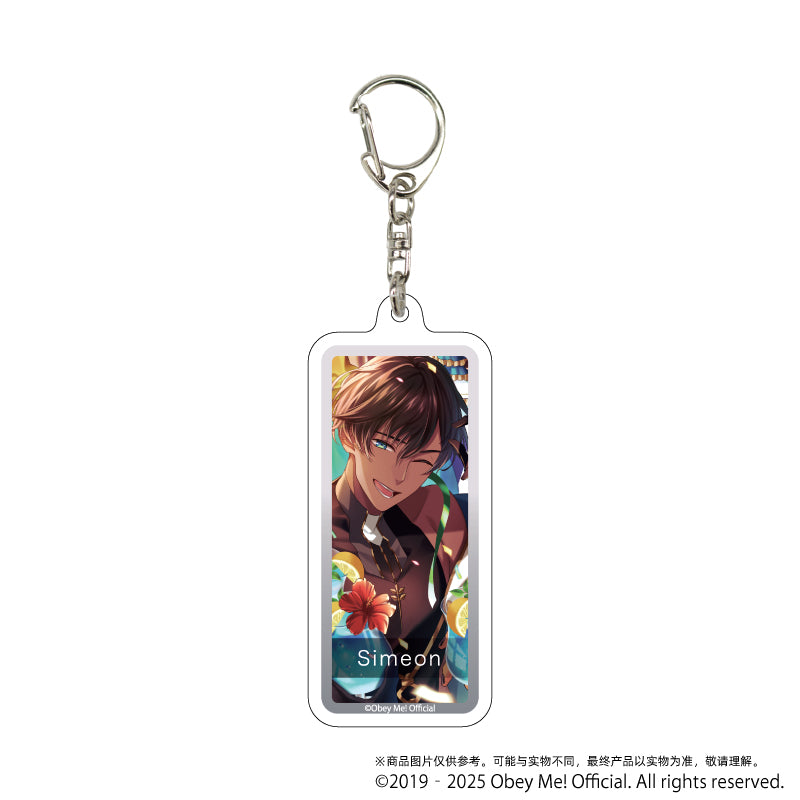 (1BOX=5)(Goods - Key Chain) Acrylic Key Chain Obey Me! 05 (5 Types Total)