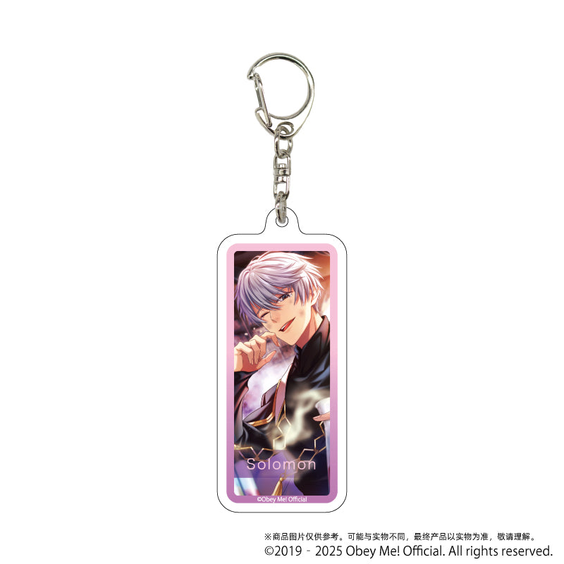 (1BOX=5)(Goods - Key Chain) Acrylic Key Chain Obey Me! 05 (5 Types Total)