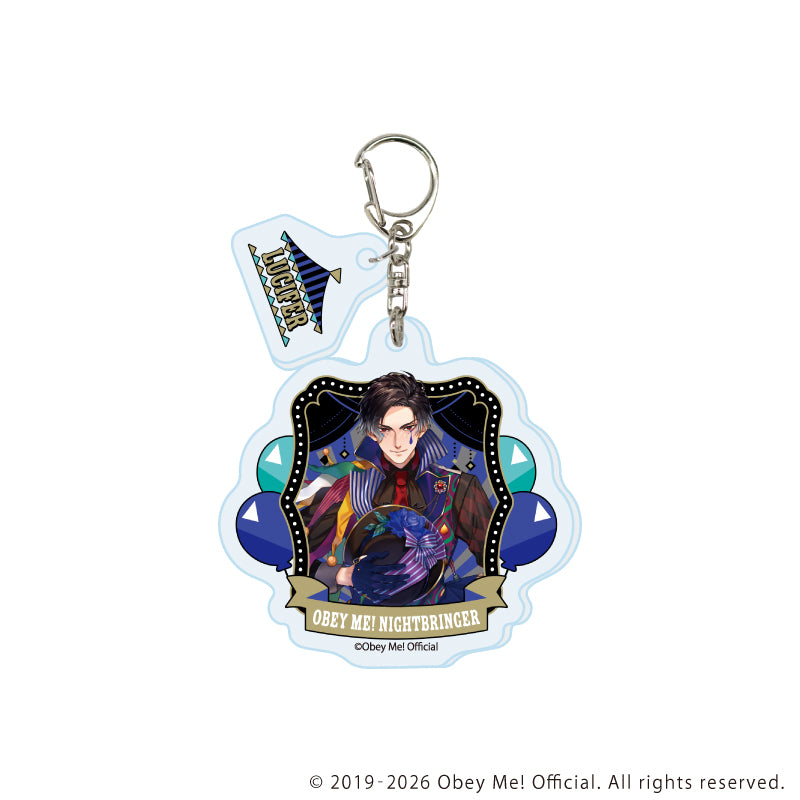(1BOX=7)(Goods - Keychain) Obey Me! Nightbringer Acrylic Keychain w/Parts 02 (feat. Exclusive Art)