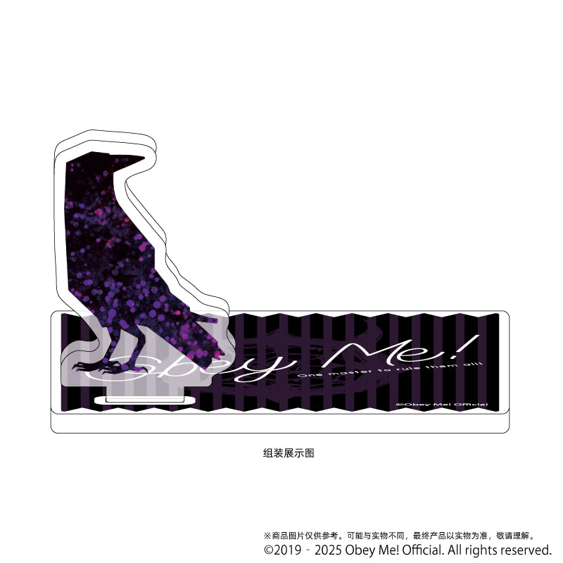 (Goods - Coaster) Obey Me! Acrylic Coaster Stand 02 Logo Image