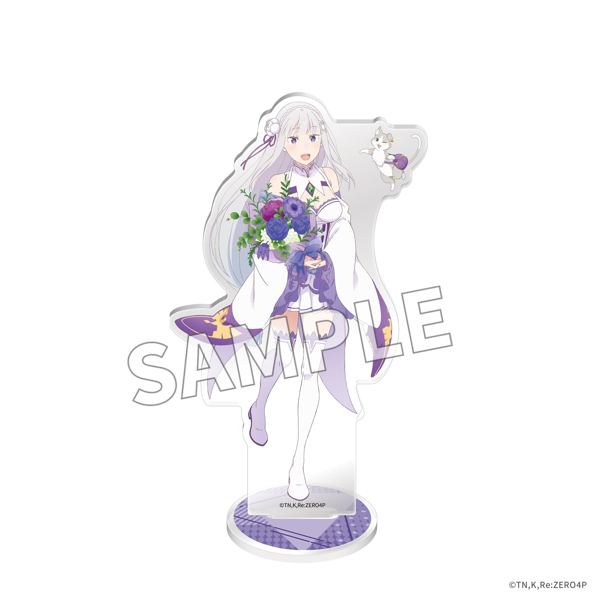 (Goods - Acrylic Stand) Re:ZERO -Starting Life in Another World- Acrylic Stand Flower & Balloon ver. - Emilia