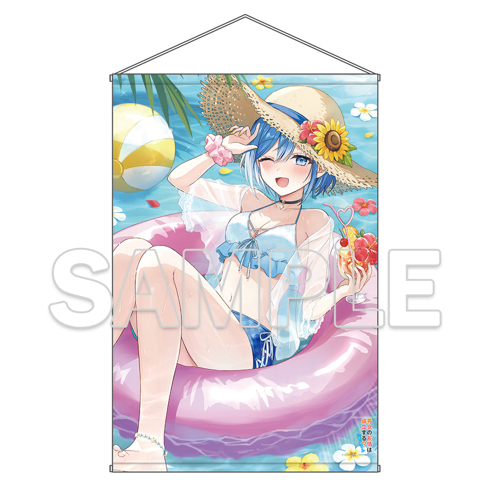 (Goods - Tapestry) Dengeki Bunko Does Friendship Between Men and Women Exist? (No, It Doesn’t!) B1-Sized Tapestry Ver.Summer2
