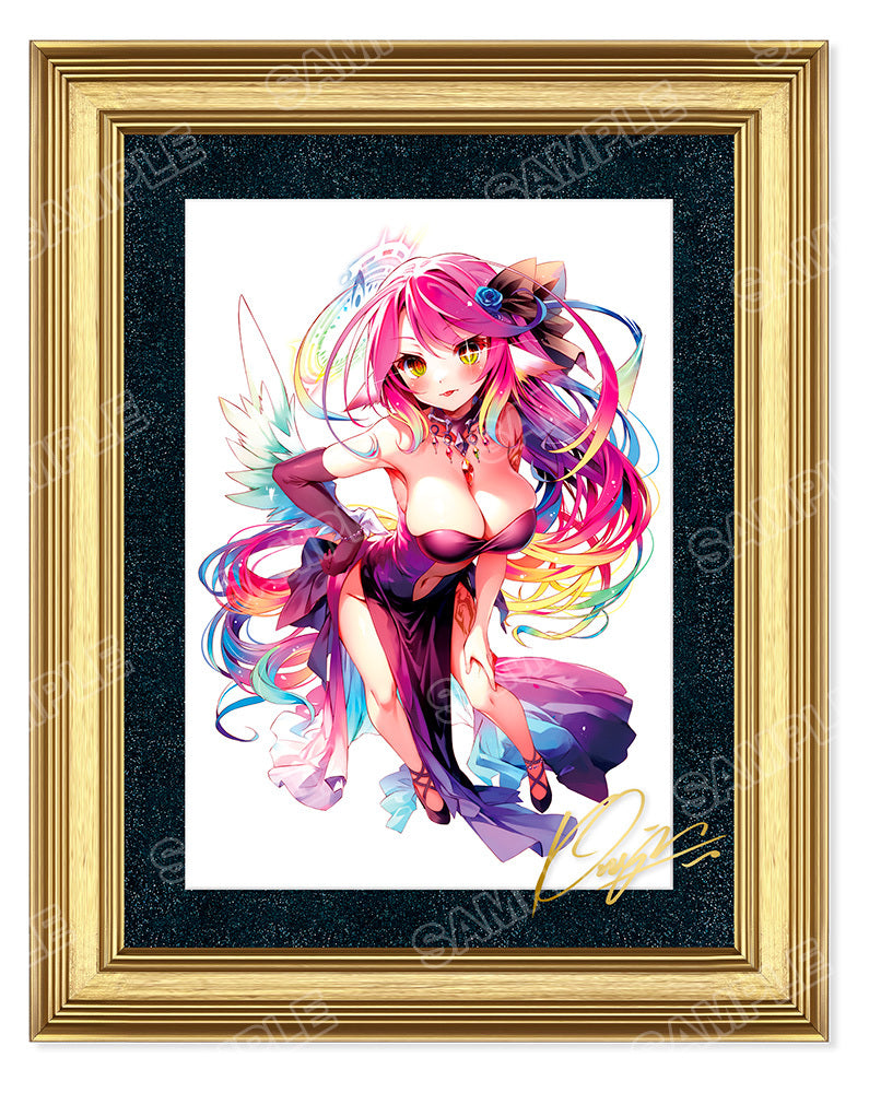(Goods - Fine Graph) MF Bunko J Autumn School Festival 2025 B4-sized Chara Fine Graph with Replica Signature - No Game No Life - Jibril