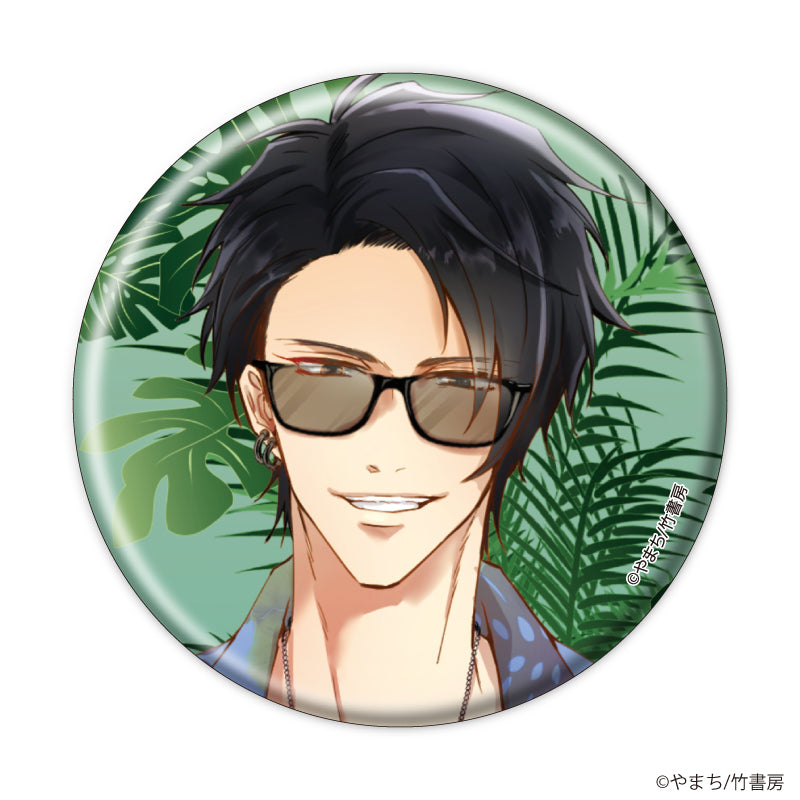 (1BOX=7)(Goods - Badge) Afurete Koborete Gaman Dekinai Button Badge 01