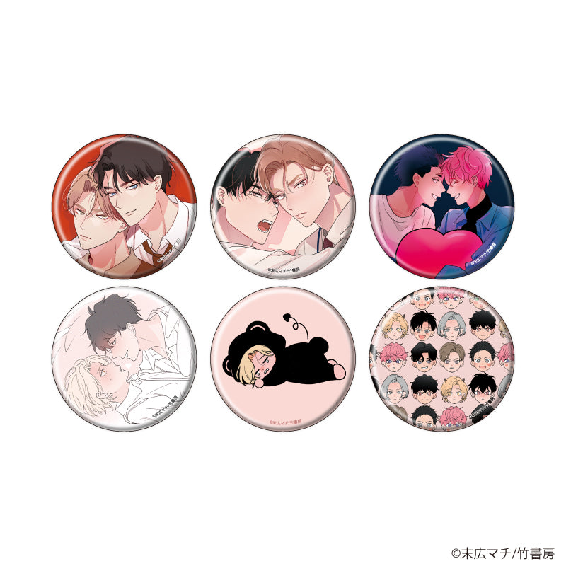(1BOX=6)(Goods - Badge) Machi Suehiro Button Badge 01