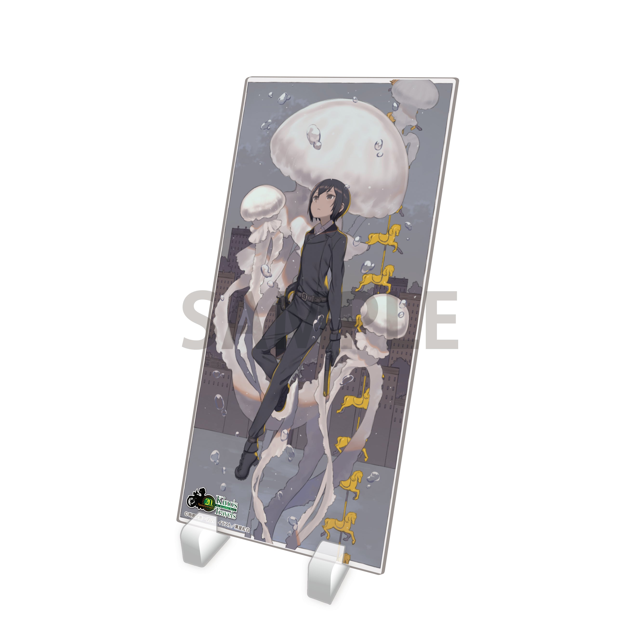 (Goods - Acrylic Stand) Kino's Journey -the Beautiful World Best Selection- Re-release Edition Acrylic Illustration Plate B