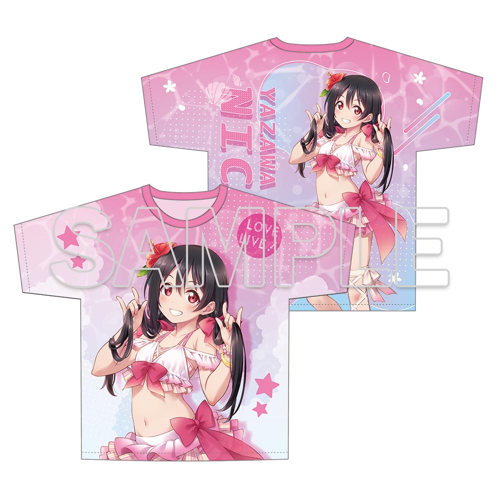 (Goods - Shirt) Love Live! Full Graphic T-shirt Ver. Swimsuit - Nico Yazawa