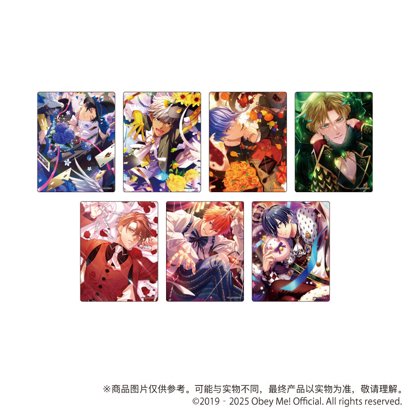 (1BOX=7)(Goods - Card) Obey Me! Nightbringer Acrylic Card 04 (Official Art)