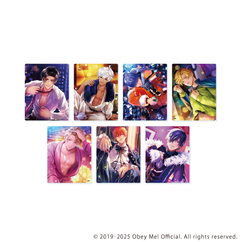 (1BOX=7)(Goods - Card) Obey Me! Nightbringer Acrylic Card 10 (Official Art)