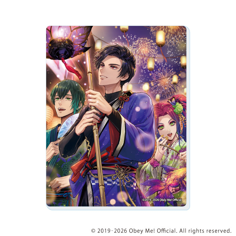 (1BOX=7)(Goods - Card) Obey Me! Nightbringer Acrylic Card 11 (Official Art)