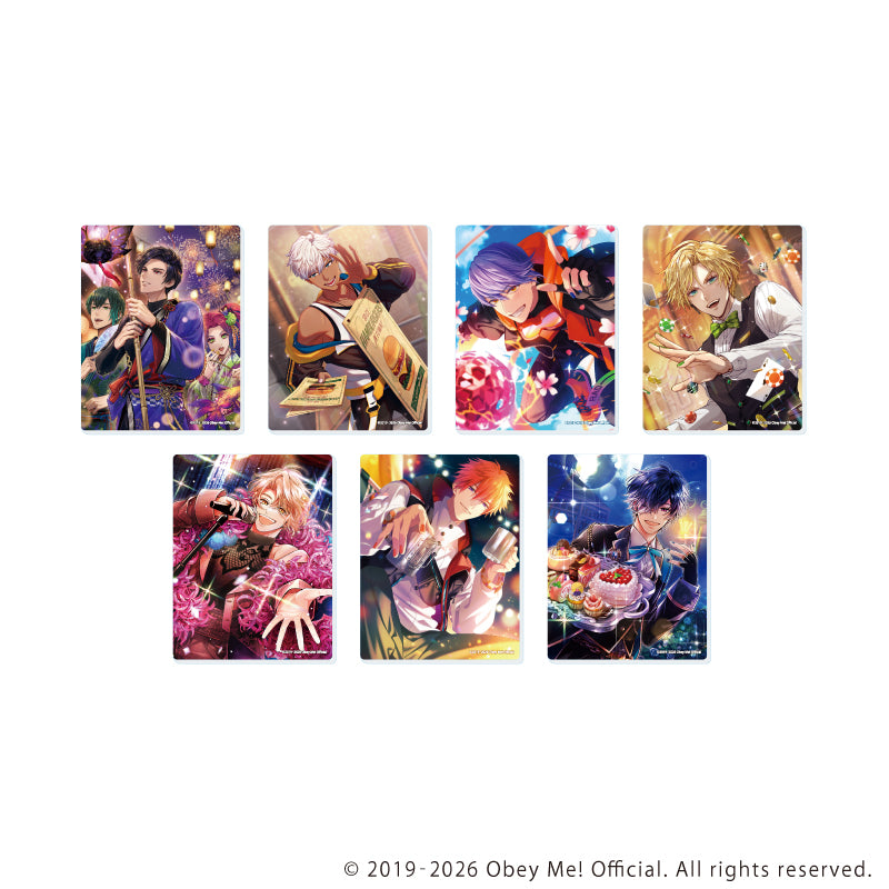 (1BOX=7)(Goods - Card) Obey Me! Nightbringer Acrylic Card 11 (Official Art)