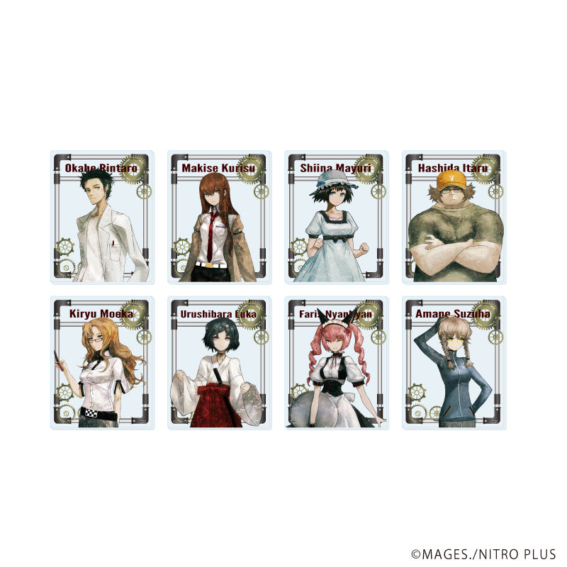(1BOX=8)(Goods - Card) STEINS;GATE Acrylic Card 01 (Official Art)
