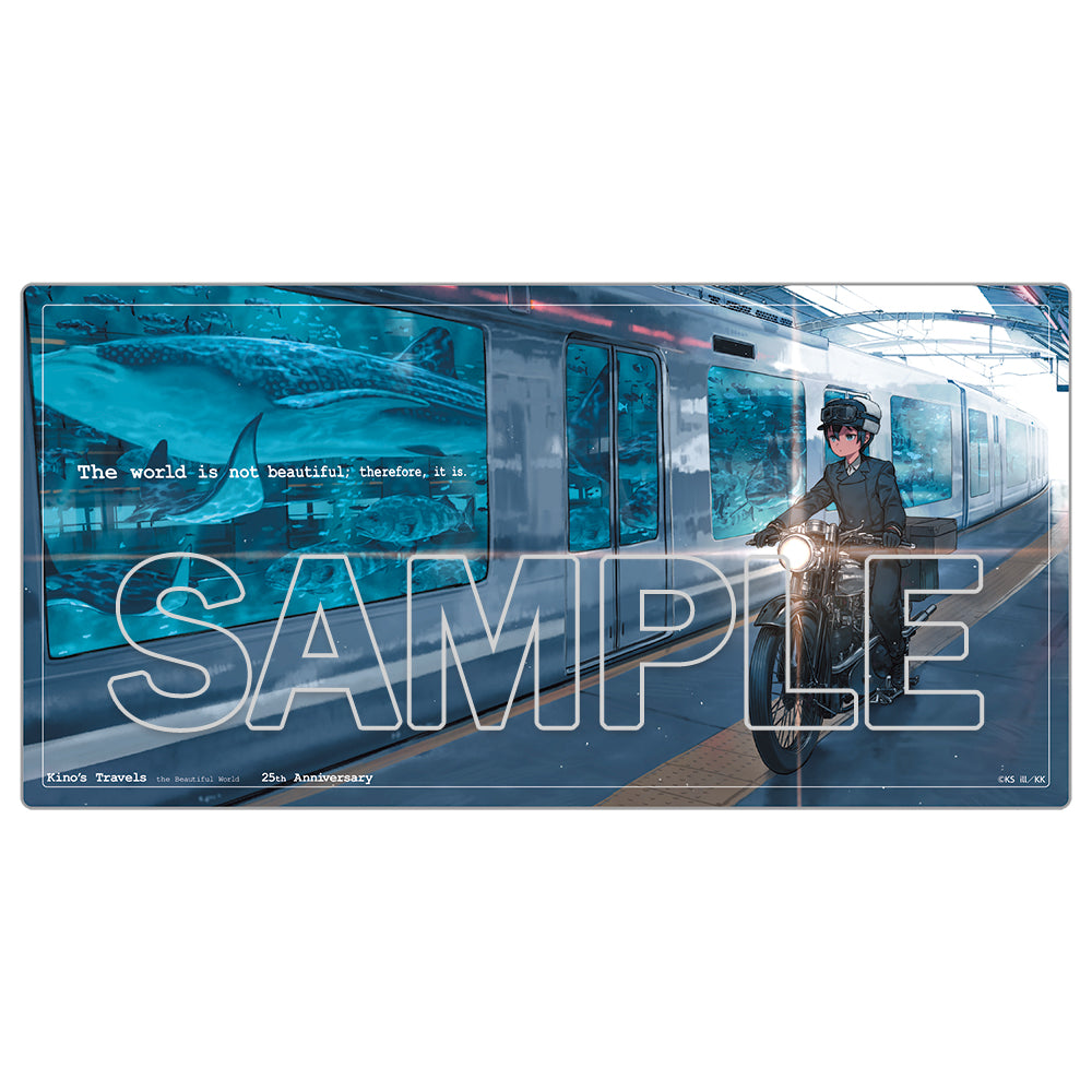 (Goods - Deskmat) Kino's Journey -the Beautiful World- 25th Anniversary Desk Mat - C - Station