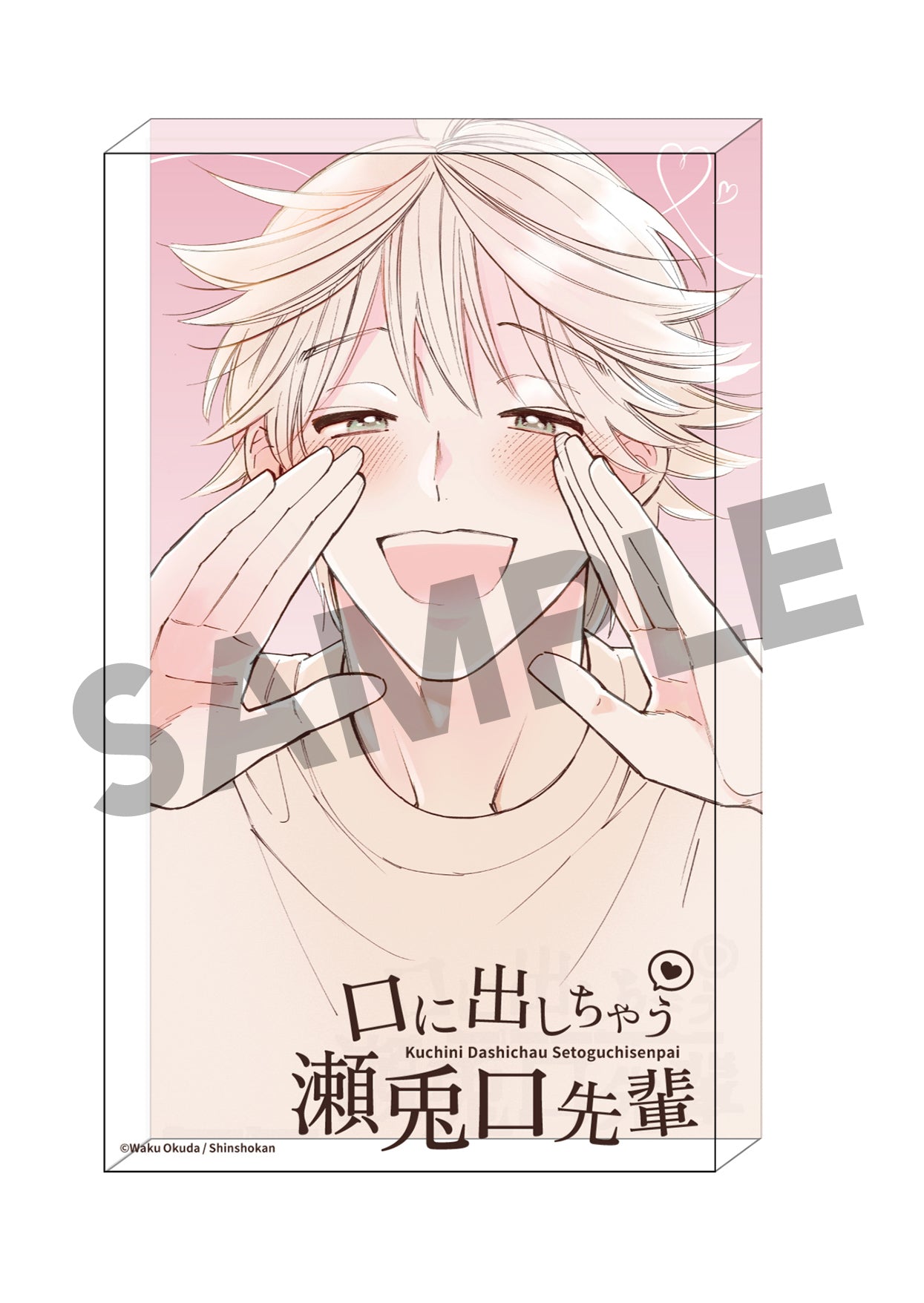 (Goods - Ornament) Setoguchi senpai blurts things out Acrylic Block D