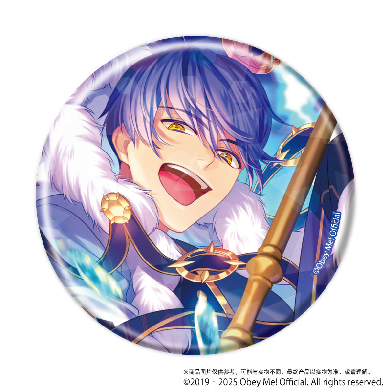 (1BOX=7)(Goods - Badge) Holographic Button Badge (65mm) Obey Me! 03 / Complete BOX (7 Types Total)