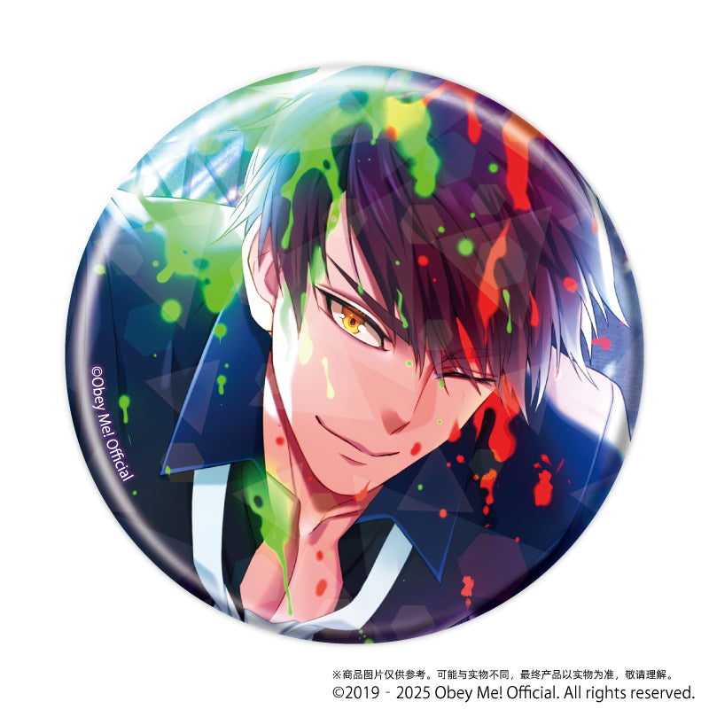 (1BOX=5)(Goods - Badge) Holographic Button Badge (65mm) Obey Me! 04 (5 Types Total)