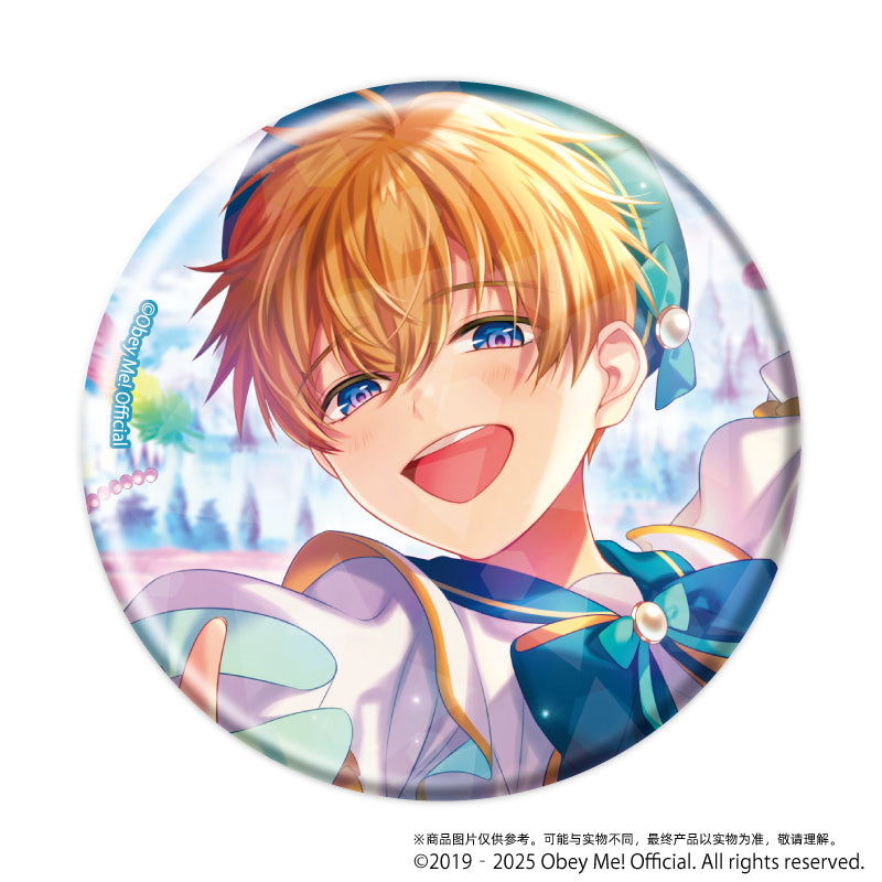 (1BOX=5)(Goods - Badge) Holographic Button Badge (65mm) Obey Me! 04 (5 Types Total)