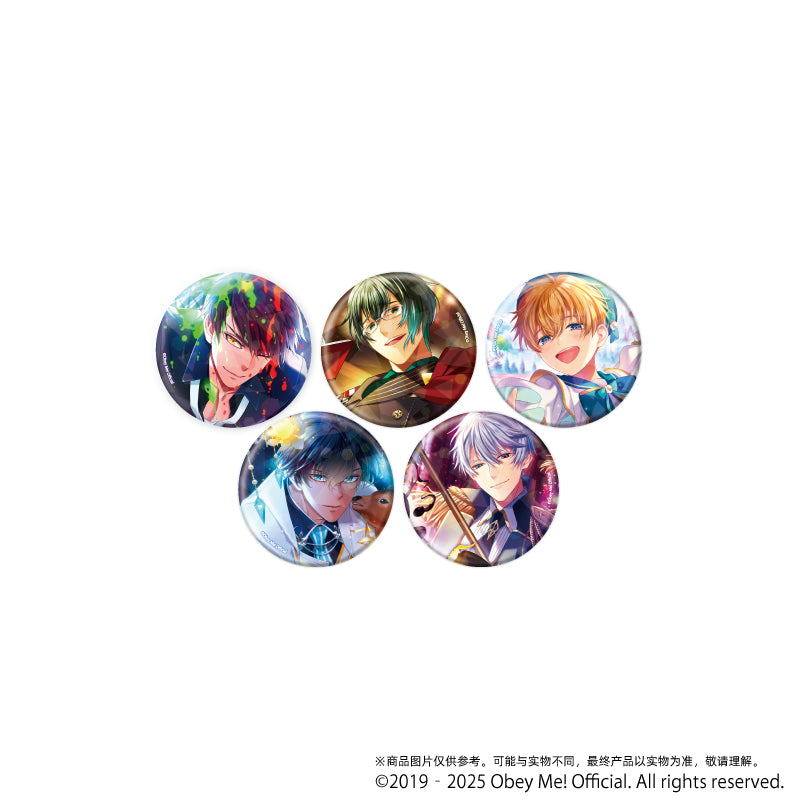 (1BOX=5)(Goods - Badge) Holographic Button Badge (65mm) Obey Me! 04 (5 Types Total)