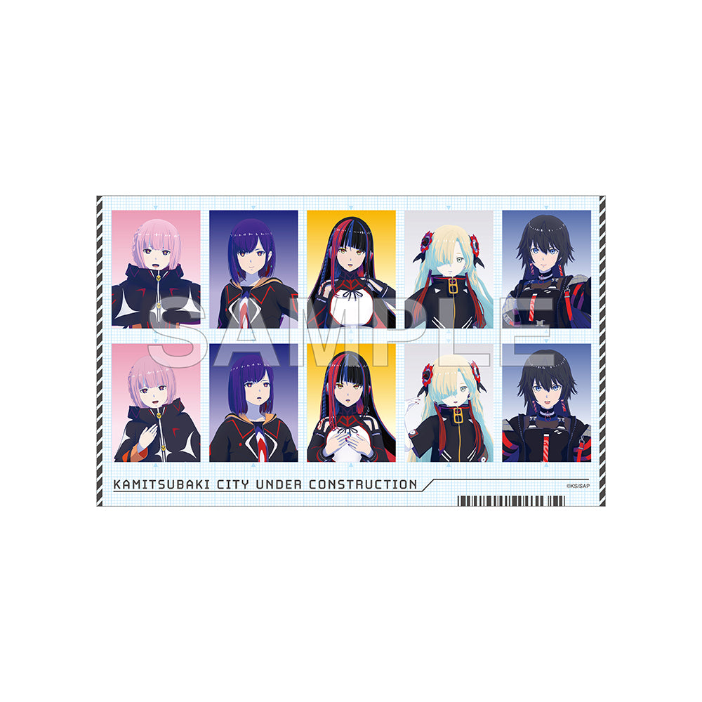 (1BOX=3(Goods - Sticker) KAMITSUBAKI CITY UNDER CONSTRUCTION ID Photo-Style Sticker Etoripika Ver.
