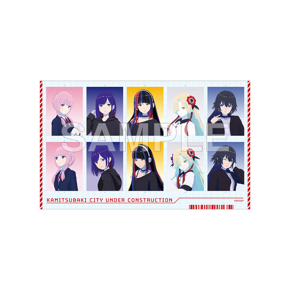 (1BOX=3)(Goods - Sticker) KAMITSUBAKI CITY UNDER CONSTRUCTION ID Photo-Style Sticker Casual Clothes Ver.
