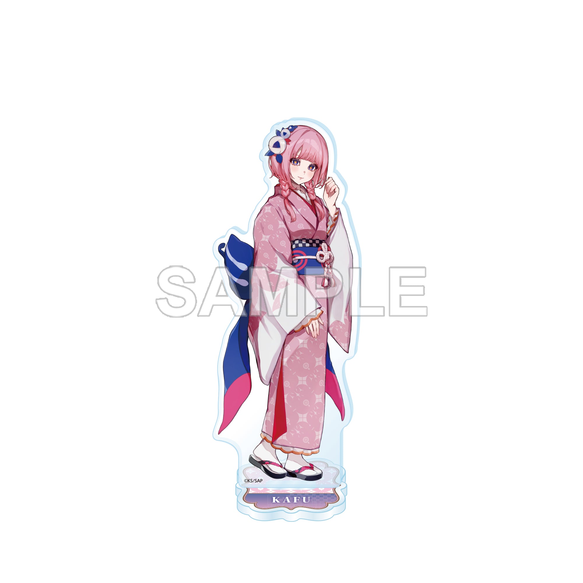 (Goods - Acrylic Stand) KAMITSUBAKI CITY UNDER CONSTRUCTION Acrylic Stand Figure - Kafu Morisaki Kimono Ver.