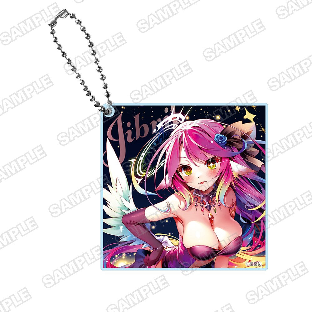 (Goods - Keychain) MF Bunko J Autumn School Festival 2025 Acrylic Block Keychain - No Game No Life - Jibril