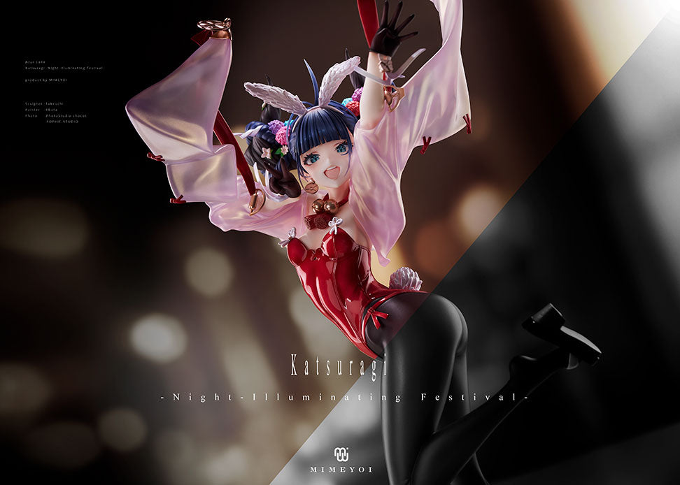 (Bishojo Figure) Azur Lane Katsuragi Yoake Festival 1/4 Complete Figure