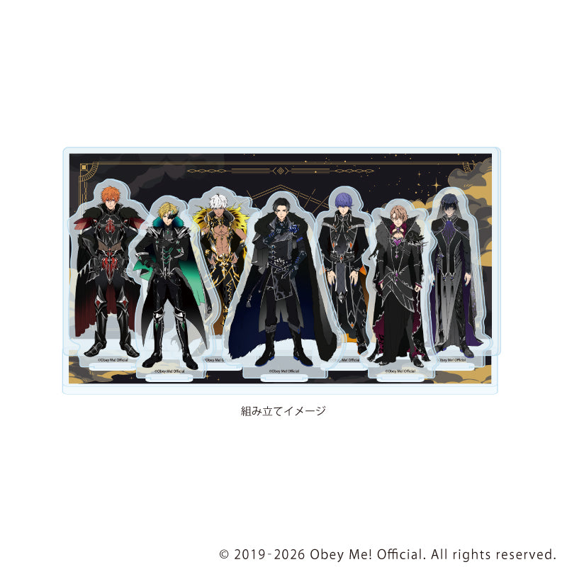 (Goods - Ornament) Obey Me! Nightbringer Acrylic Diorama 02 / Ensemble Design (Official Art)