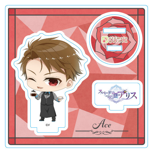 (Goods - Acrylic Stand) Otomate Garden Spade no Kuni no Alice Chibi Acrylic Stand 2024_241 Spade no Kuni no Alice Ace