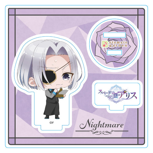 (Goods - Acrylic Stand) Otomate Garden Spade no Kuni no Alice Chibi Acrylic Stand 2024_243 Spade no Kuni no Alice Nightmare