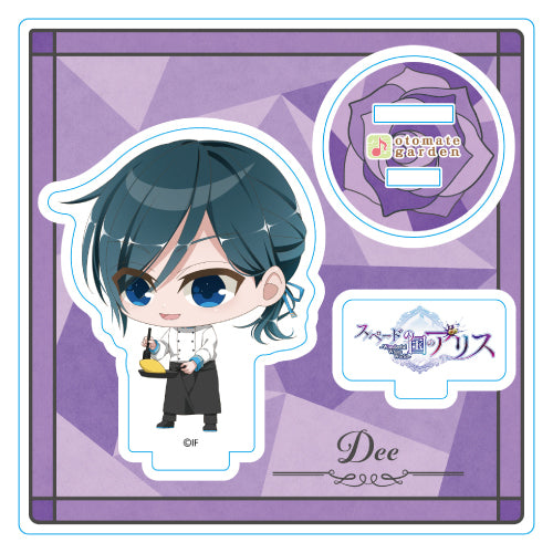 (Goods - Acrylic Stand) Otomate Garden Spade no Kuni no Alice Chibi Acrylic Stand 2024_249 Spade no Kuni no Alice Dee