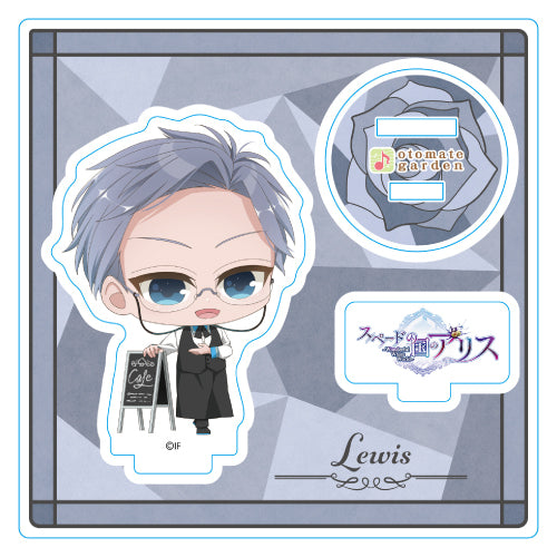 (Goods - Acrylic Stand) Otomate Garden Spade no Kuni no Alice Chibi Acrylic Stand 2024_251 Spade no Kuni no Alice Lewis