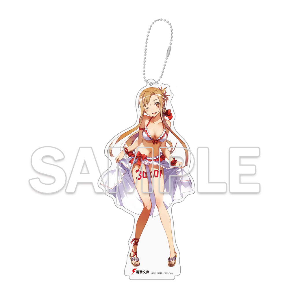 (Goods - Acrylic Stand) Dengeki Bunko Swimsuit Acrylic Mascot - Sword Art Online (Re-release Edition)