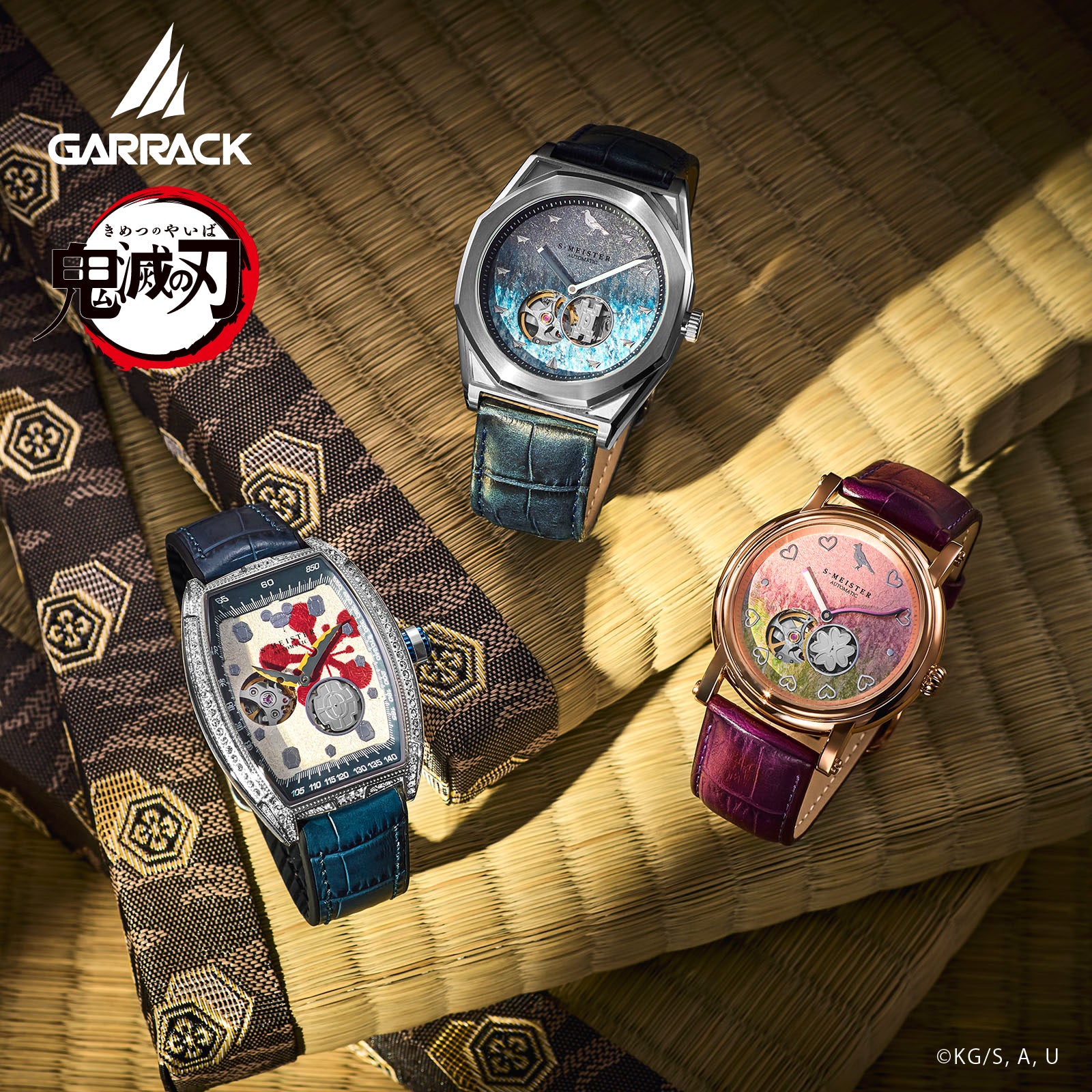 (Goods - Timepiece) Demon Slayer: Kimetsu no Yaiba Anime S-MEISTER Collaboration Mechanical Watch - Mitsuri Kanroji Model