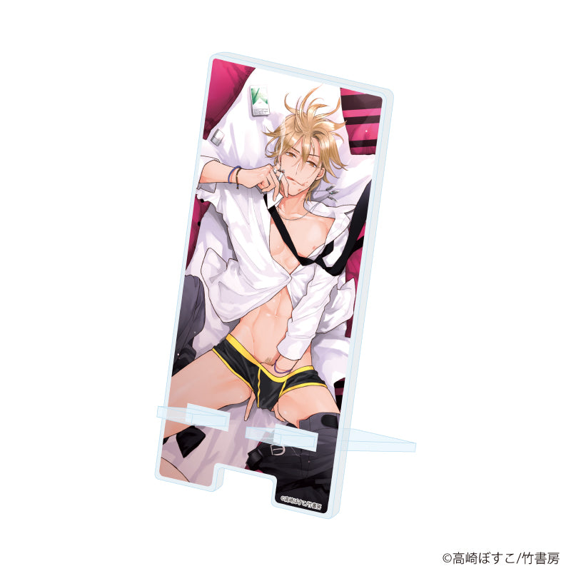 (Goods - Stand Pop) Bosco Takasaki SmaChara Stand 02 - Torokeru Kuchibiru Pink
