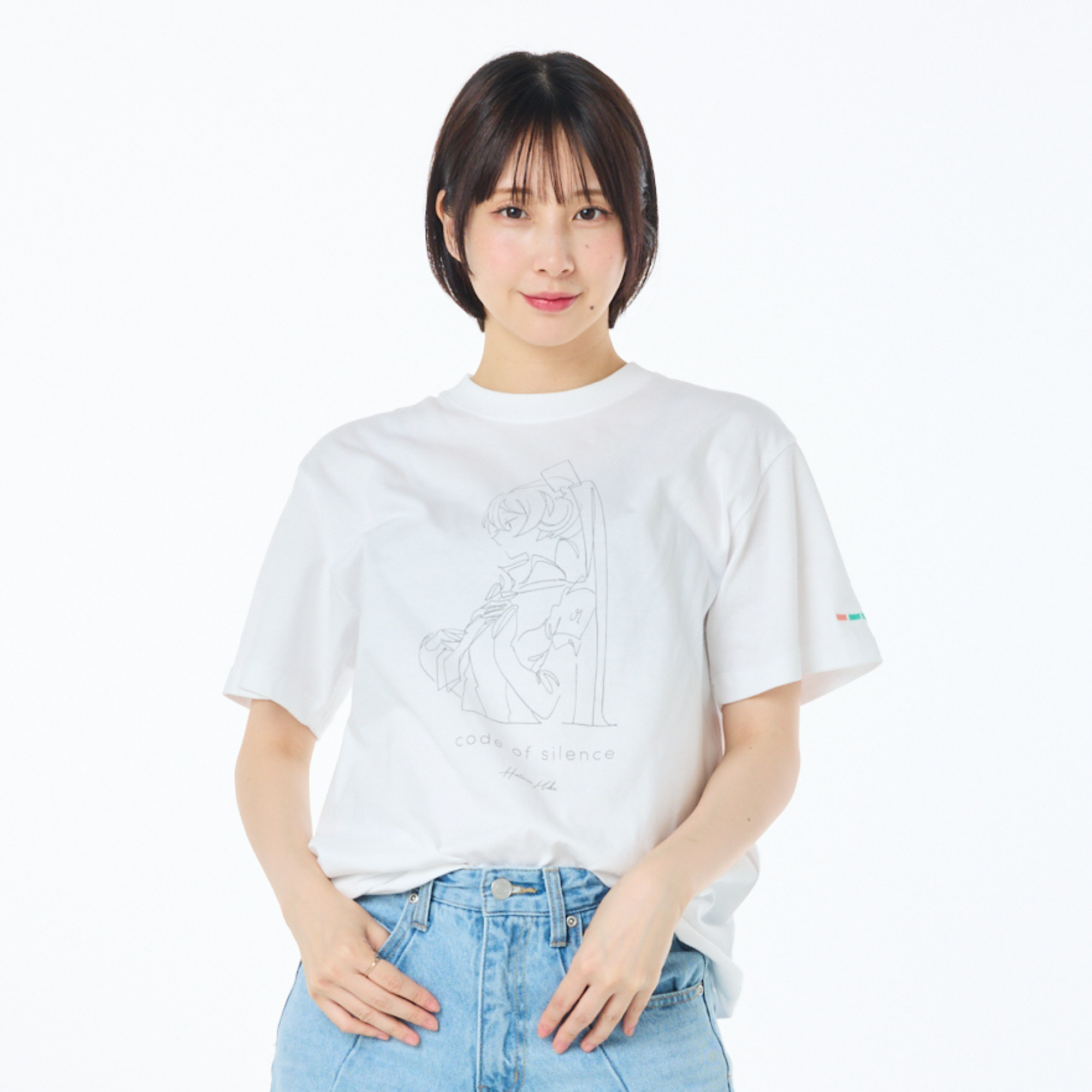 (Goods - Shirt) Hatsune Miku T-Shirt "code of silence"