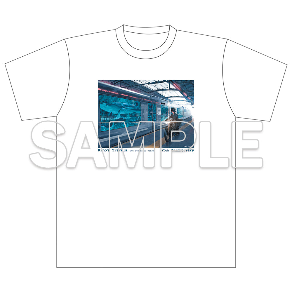 (Goods - Shirt) Kino's Journey -the Beautiful World- 25th Anniversary T-Shirt - B - Station Size XL