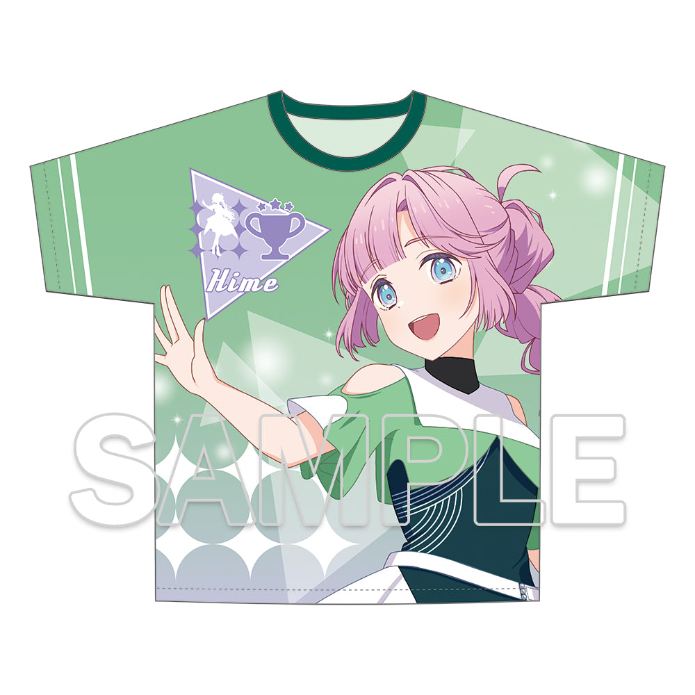 (Goods - Shirt) Love Live! Hasunosora Jogakuin School Idol Club Full Graphic T-shirt Ver. Emerald Dance - Hime Anyoji