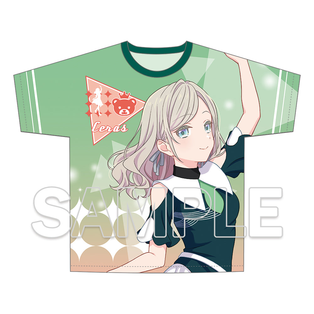 (Goods - Shirt) Love Live! Hasunosora Jogakuin School Idol Club Full Graphic T-shirt Ver. Emerald Dance - Ceras Yanagida Lilienfeld