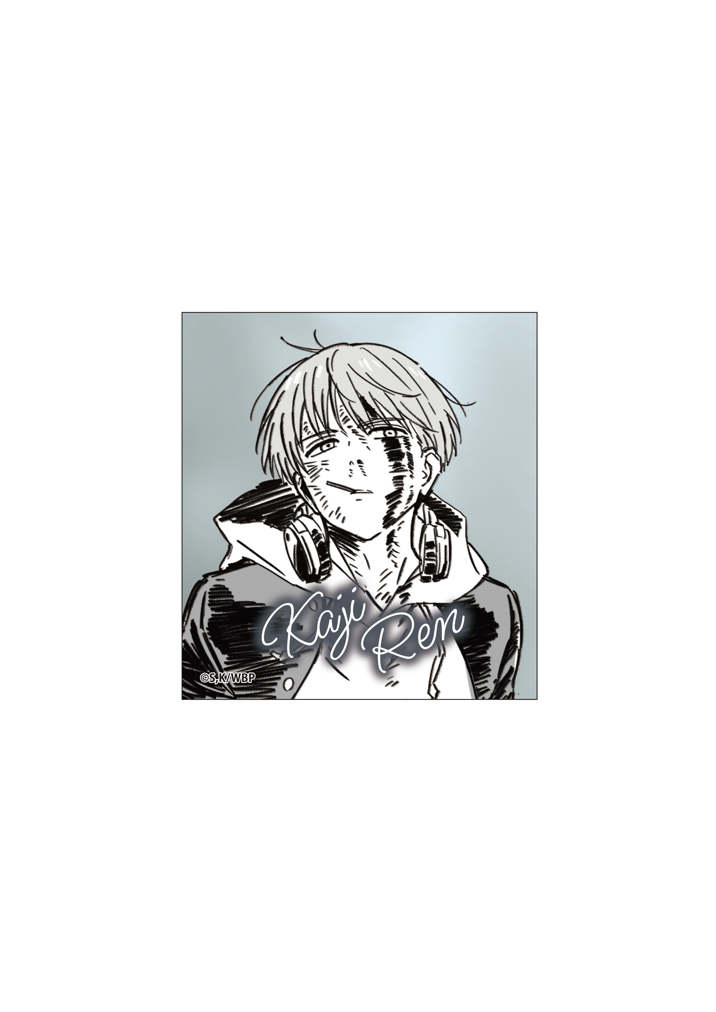 (Goods - Sticker) WIND BREAKER Dubbing Script Art Sticker (Ren Kaji)