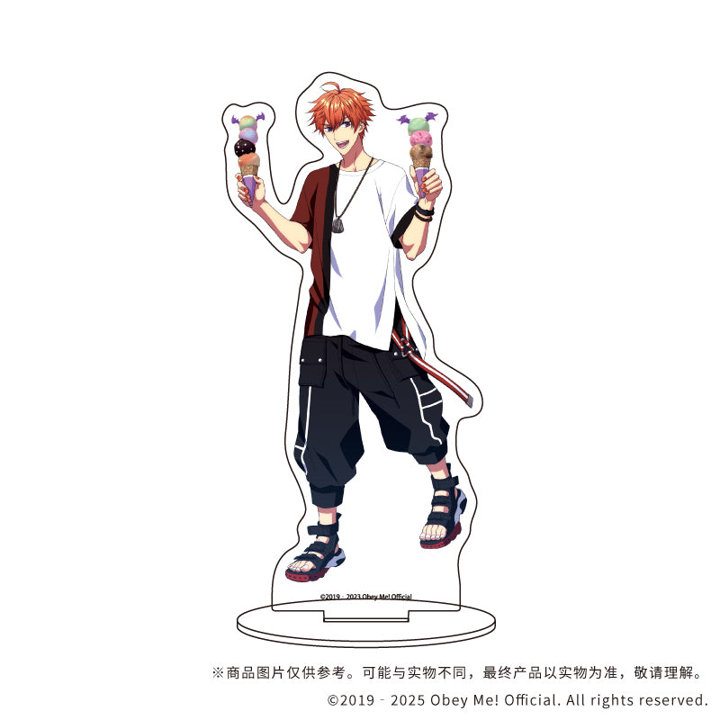 (Goods - Stand Pop) Character Acrylic Figure Obey Me! 55 / Beelzebub Summer Outfit ver. (Exclusive Art)